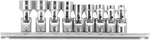Genius Tools Us-209m - 9 Piece 1/4" Drive Universal Hand Socket Set One Size. Fixed Price $59.76.