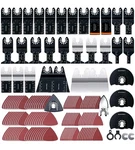 Connoo 158 Pack Oscillating Saw Blades, Tool Blades 96pcs, Black. Fixed Price $29.99.