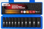 New Epauto 1/2-inch Drive Sae Deep Impact Socket Set Cr-v 6 Points 11 Sockets. Fixed Price $19.99.