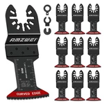"amzwei 10-piece Bi-metal Curved Edge Oscillating Multi-tool Blades For Metal.... Fixed Price $16.64.