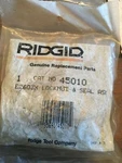 Ridgid 45010 Nut Lock With Seal For 535 Threading Machine E2603x. Fixed Price $38.25.