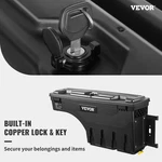 Vevor Truck Bed Storage Box, Lockable Lid, Waterproof Abs Wheel Well Tool Box. Fixed Price $121.99.