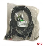 Lot Of 10 New Avocent Cbl0046 6ft Kvm Cable Dual Dvi, Usb, Audio Sc540 Sc740. Fixed Price $94.99.