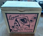 Slide Viewer Logan No. 210 Magna-view Electric Desktop With Box. Fixed Price $6.24.