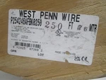 West Penn Wire 4246afbk0250 250 Ft Power Limited Communications Cable Cat6a New. Fixed Price $259.99.
