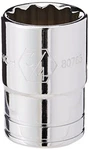 Apex Gwr80765 Gearwrench 1/2" Drive 12 Point Standard Sae Socket 3/4", Black. Fixed Price $17.01.