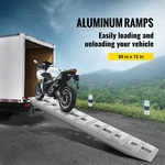 60"x12" Aluminum Trailer Ramps, 6000lbs Capacity, Hook End, 1 Pair (2 Ramps). Fixed Price $274.99.