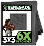 Renegade Industrial Cargo Tarp 3x3 Ft Heavy Duty, 6x Stronger, Waterproof, Pfa. Fixed Price $30.63.