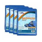 Tarpuglider Blue Tarp Pack Of 4 Tarps Heavy Duty Waterproof 8x10 Large Multip.... Fixed Price $62.84.