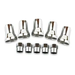 Car Tr413ac Leakproof Tire Valve Cover, Universal Alloy 10 Pcs Silver #tr413ac. Fixed Price $10.98.