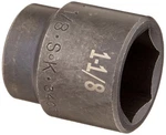 Sk Tools Usa 1/2" Drive, 1-1/8", 6 Point, Standard Impact Socket 34036 Large. Fixed Price $33.26.