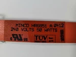 Minco Hr6851 Silicone Rubber Heater. Fixed Price $50.00.