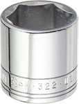 Sk Tools Usa 3/8" Drive, 22mm, 6 Point, Standard Chrome Socket 322 One Size. Fixed Price $21.78.