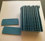 Allen-bradley 1492-l3q-blue W/1492-ebl3q Terminal Blocks 20pcs W/ End Barriers 2. Fixed Price $38.70.