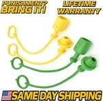 (4 Pack) Hydraulic Plug & Cap Set Fits Parker 1/2 60 Series H4-66m H4-65m. Fixed Price $19.87.