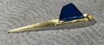 1950 50 Studebaker Hood Ornament With Blue Lucite Shark Fin Kustom Roth. Fixed Price $149.99.