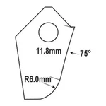 Goodson Ift-75r6b-hp : Valve Seat Cutter Blades. Fixed Price $30.00.