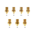 Creality Official Mk8 Ender 3 Nozzles 24 Pcs 3d Printer Brass Extrude.... Fixed Price $16.09.