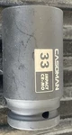 Casoman 3/4" Drive X 33 Mm Deep 6 Pt Impact Socket, Cr-mo, 3/4-inch. Fixed Price $10.00.