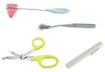 Set Of 4 Instruments Shears Taylor Hammer Pinwheel Pen Light Diagnostic Tools. Fixed Price $14.74.