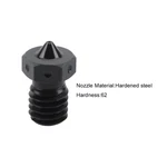 Hardened Steel V6 Nozzles High Temperature 3d Printing Pei Peek Carbon Fiber. Fixed Price $9.99.