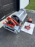 Ridgid 1224 Pipe Threading Machine 1-2 To 4 Self Oiling Opening Great. Fixed Price $6999.00.