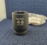 Sunex 546md: 1-inch Drive 46mm Metric Deep Impact Socket 1". Fixed Price $39.30.