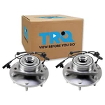 Trq Front Left And Right Wheel Bearing Hub Assembly Set 2 Piece Compatible W. Fixed Price $125.44.