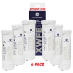 1-6 Pack Ge Xwfe Replacment Refrigerator Water Filter Without Chip, New In Box. Fixed Price $75.99.