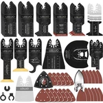 Leiluo 156 Pcs Multitool Blade Kits Oscillating Tool Cutting Sandin... Fast Ship. Fixed Price $38.99.