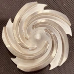 New Goulds 56208 Cf8m Stainless 5-vane Impeller 7 In Od. Fixed Price $249.00.