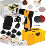 Mirka Battery Operated Sander Aos B 130nv 32mm 10.8v 3mm Hub Kit2047womde. Fixed Price $1327.95.
