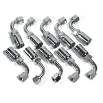 1/2" Hose X Jic 37 Female 90 Hydraulic End Elbow Crimp Fitting Fjx. Fixed Price $109.54.
