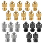 20pcs 3d Printer Hardened Steel +stainless +brass Extruder Nozzle Mk8 N.... Fixed Price $18.42.