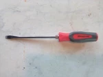 Snap On Tools 3/8" Flat Tip Red Soft Grip Standard Screwdriver Shd8 Us D542 Usa. Fixed Price $36.00.