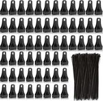 60pcs Upgrade Large Tarp Clips Heavy Duty Lock Grip Clamps 60pcs, Black. Fixed Price $67.25.