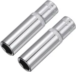 Uxcell 2 Pcs 3/8 Inch Drive 12mm 6-point Deep Socket, Metric, Steel With. Fixed Price $13.59.