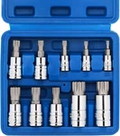 Casoman 10pcs 1/4-inch, 3/8-inch & 1/2-inch Drive Xzn Triple Standard Length. Fixed Price $32.99.