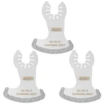 3 Pcs Diamond Oscillating Multi Tool Segment Grit Grout Swing Blades For Girt Gr. Fixed Price $18.95.