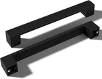 Monti Hardware, 10 Pack, Flat Black, Handle Pulls, 6.3 Inch Hole Center. Fixed Price $19.99.