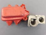 Ilsco Gtc-250-350 350-350 Terminal Lug W/ Cover 600v-red. Fixed Price $5.00.