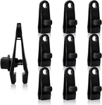 10pcs Tarp Clips Heavy Duty Lock Grip, Plastic Clamps, Reusable Black. Fixed Price $11.94.