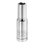 Powerbuilt 1/2 Inch Drive X 12 Mm 6 Point Deep Socket -. Fixed Price $9.91.