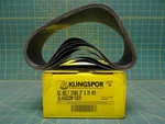 (qty: 10) Klingspor 321220x03002103 Silicon Carbide Belt 220grit 3" W X 21" L #3. Fixed Price $84.99.