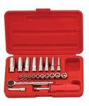 Genius Tools 21 Piece 1/4" Dr. Metric Deep Hand Socket Set - Gs-221m. Fixed Price $50.31.