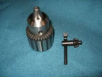 New 1/2 Drill Chuck And Key For Westward 1ken4 Press. Fixed Price $39.95.