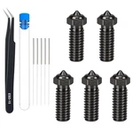 Hikudiy 5pcs 0.4mm Hardened Steel Nozzles For Qidi Nozzle. Fixed Price $25.46.