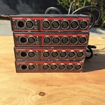 4 Pack Of Swisson Xsp-5b-us Dmx Optical Isolator Splitter & Booster, 5-pin. Fixed Price $773.00.
