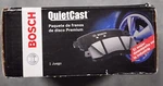 Disc Brake Pad Set-quietcast Ceramic Pads With Hardware Rear Bosch Bc1281. Fixed Price $35.46.