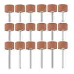 18pcs Rotary Grinding Stones, 1/8'' Shank 15mm Cylinder Shape Abrasive Stone Mou. Fixed Price $16.95.